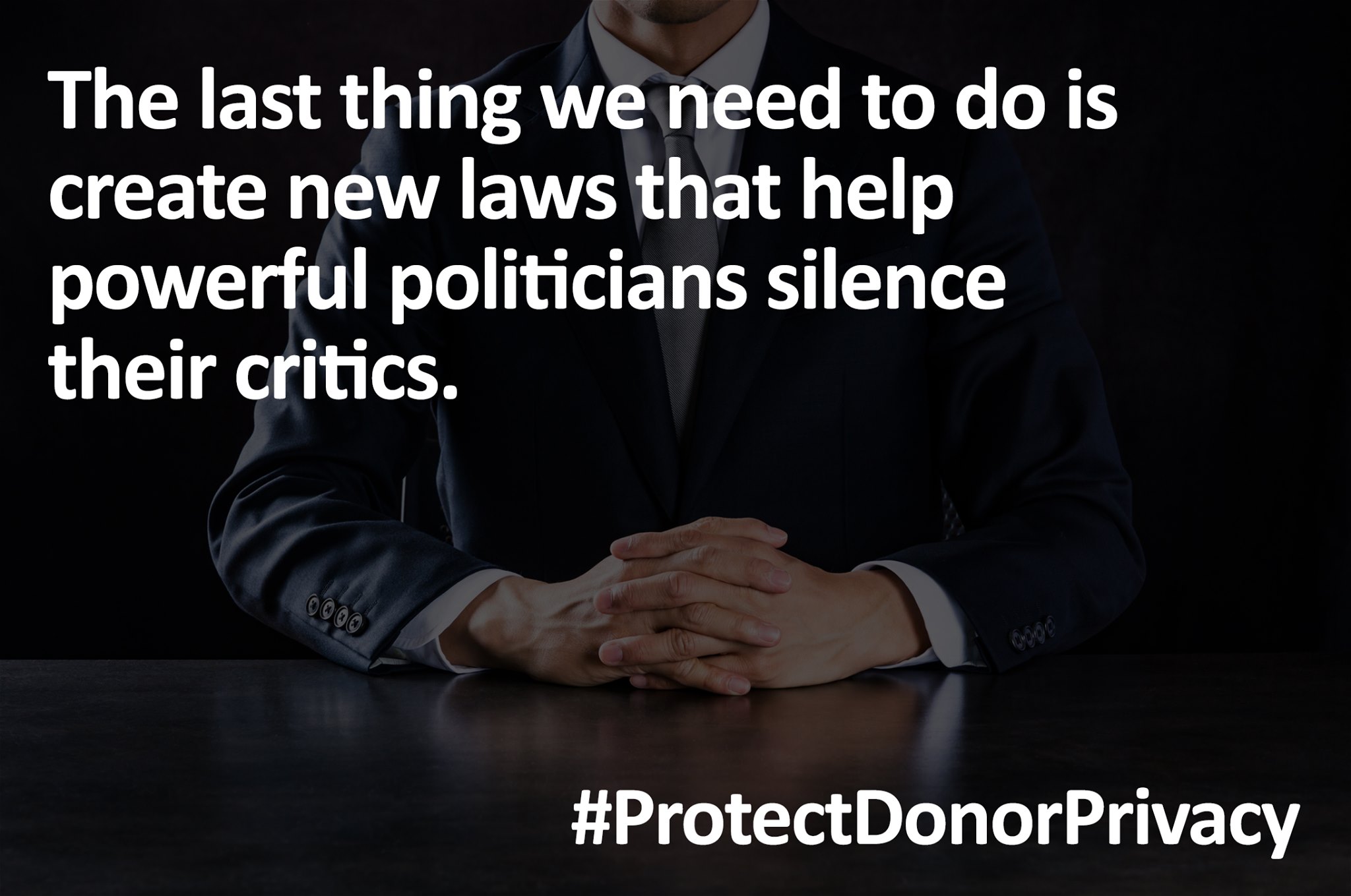 Could you be the next target of a politician’s tweet because of a cause you’ve supported?