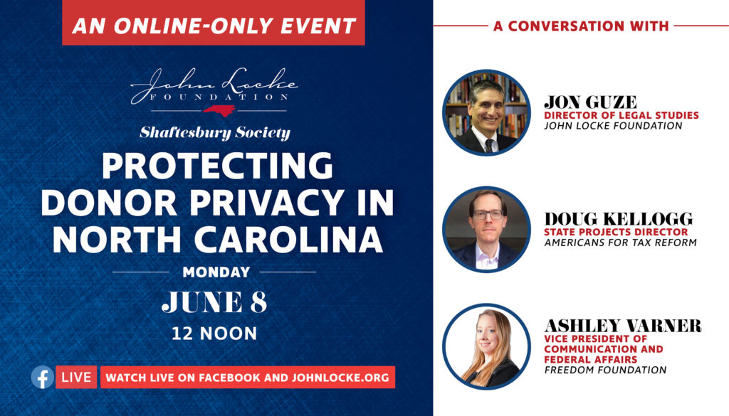 Panel Discussion: Protecting Donor Privacy in North Carolina