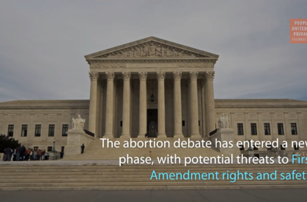 VIDEO: Protecting Donor Privacy in the Abortion Debate