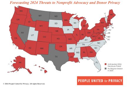 Forecasting 2024 State Threats to Nonprofit Advocacy and Donor Privacy