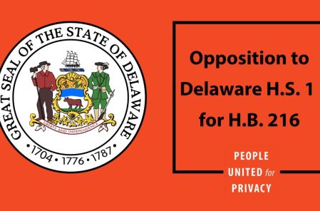 Opposition to Delaware House Substitute 1 for H.B. 216 (2026)